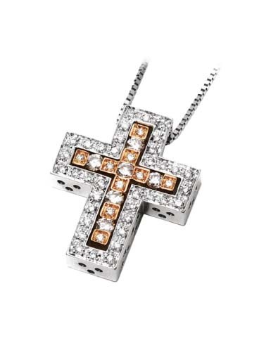 Damiani Belle Epoque бриллиантовый крестик 20023064 купить в Москве - Первый часовой магазин